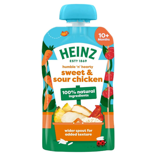Heinz Sweet & Sour Chicken Baby Food Pouch 10+ Months 180g