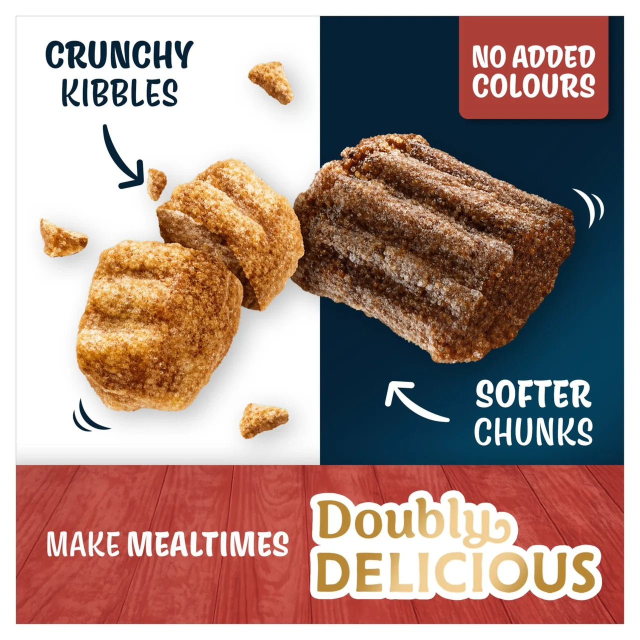 Felix Doubly Delicious Beef Chicken & Vegetables Dry Cat Food 750g