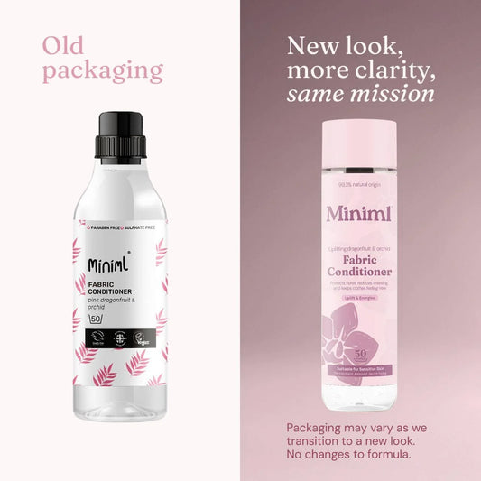 Miniml Fabric Conditioner Pink Dragonfruit & Orchid Bottle 1L