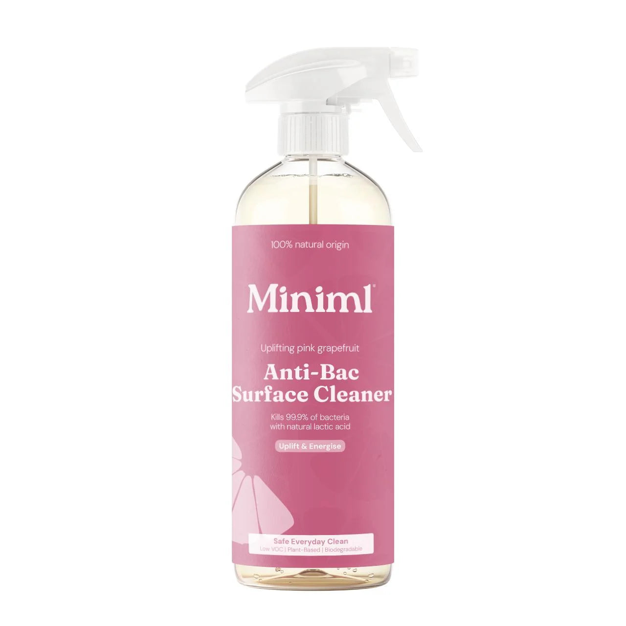 Miniml Pink Grapefruit Anti-Bac Surface Cleaner 750ml