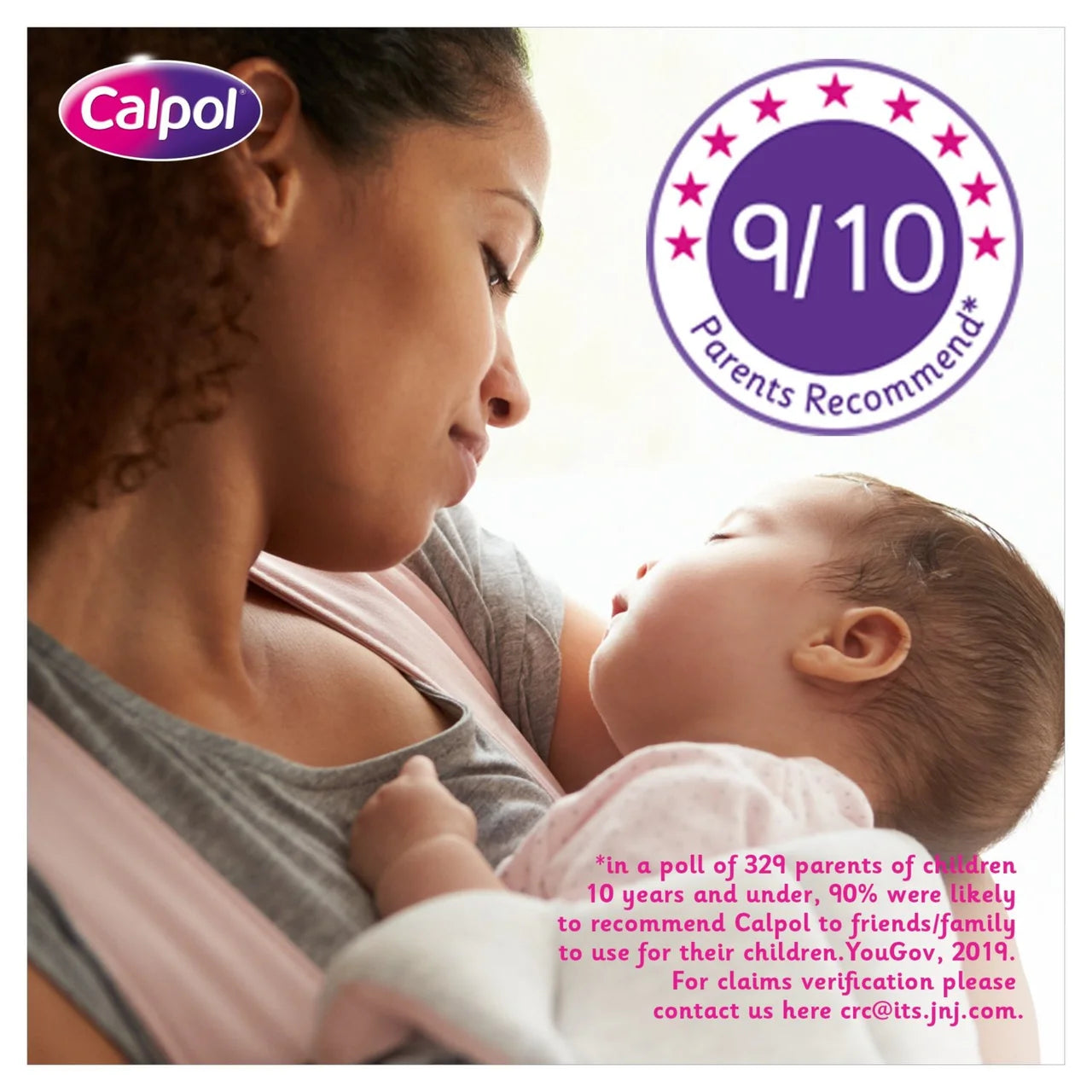 Calpol Infant Sugar Free Oral Suspension Strawberry 2+ Months 100ml
