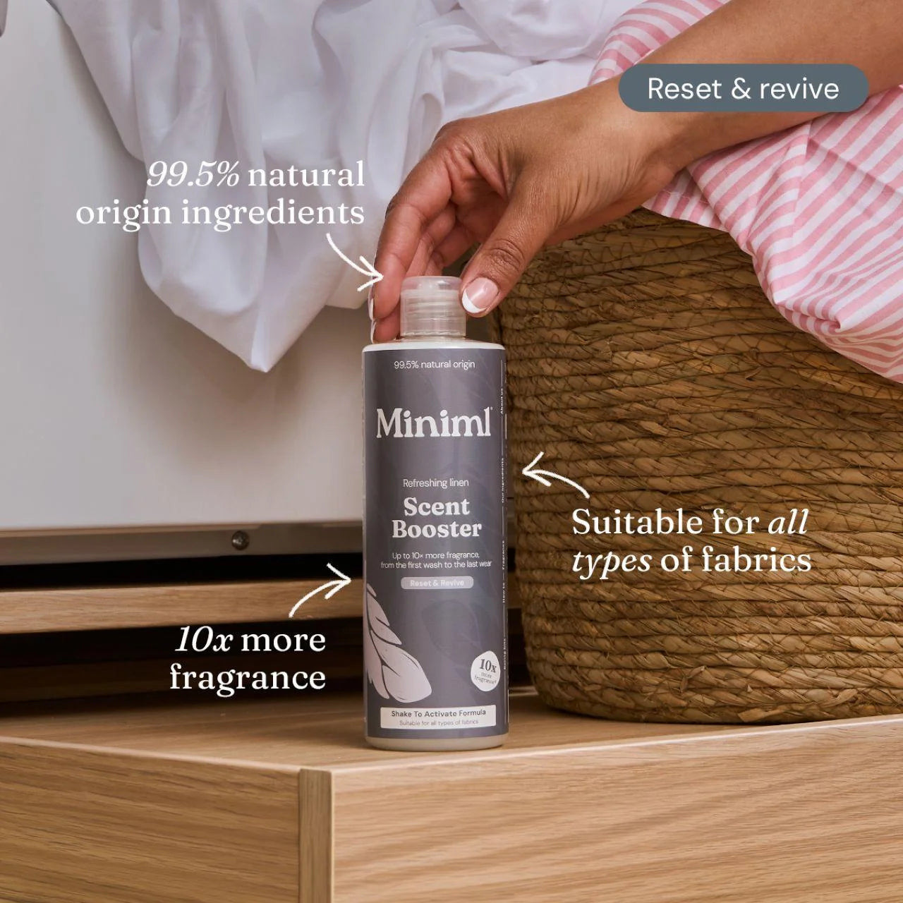 Miniml Scent Booster Refreshing Linen 400ml