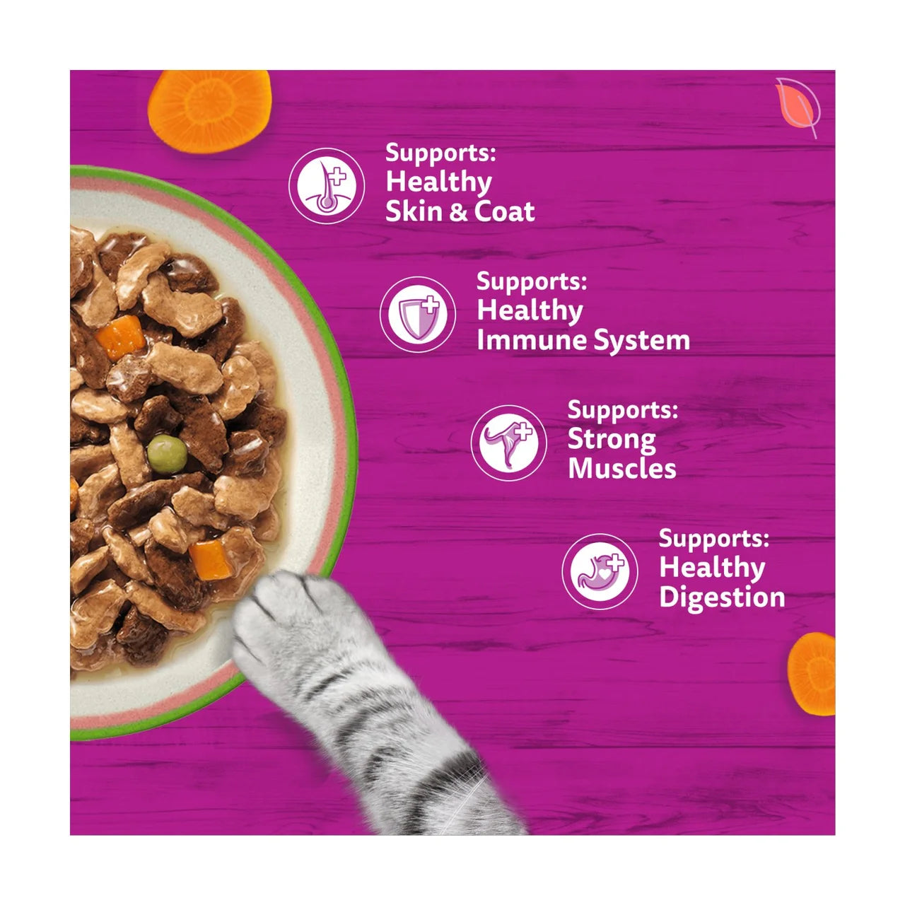 Whiskas 1+ Tasty Mix Chef's Choice Adult Wet Cat Food Pouches in Gravy 40 x 85g