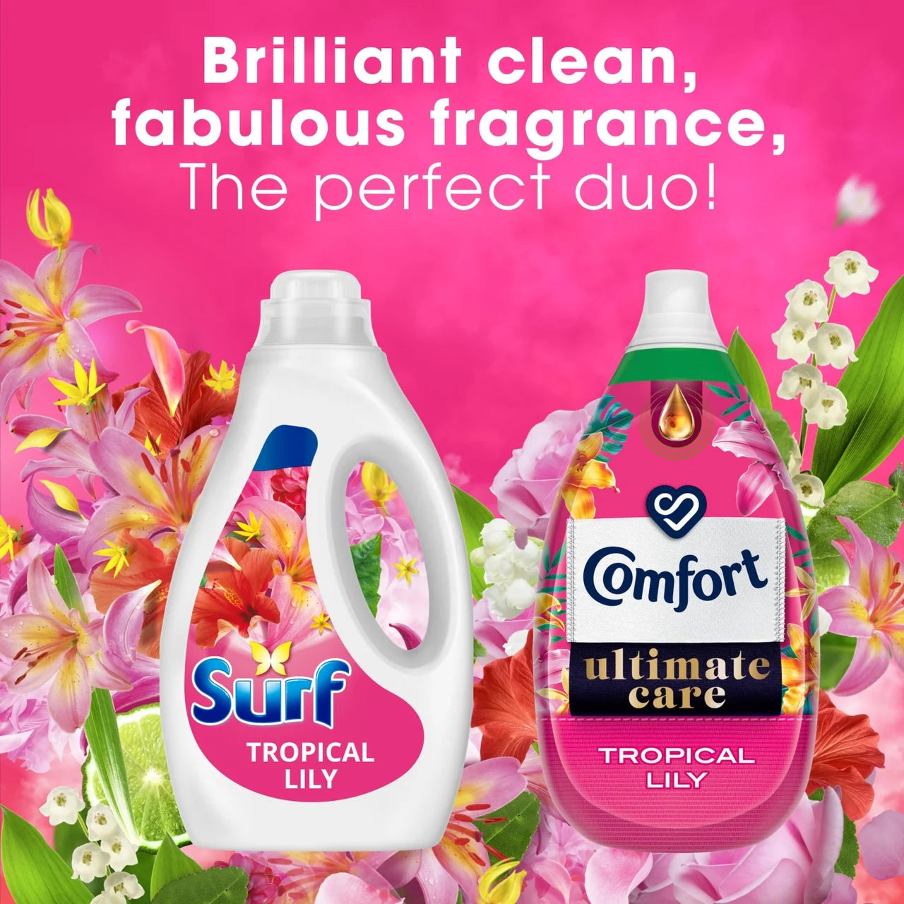 Surf Laundry Washing Liquid Detergent Tropical Lily 95 washes 2565ml