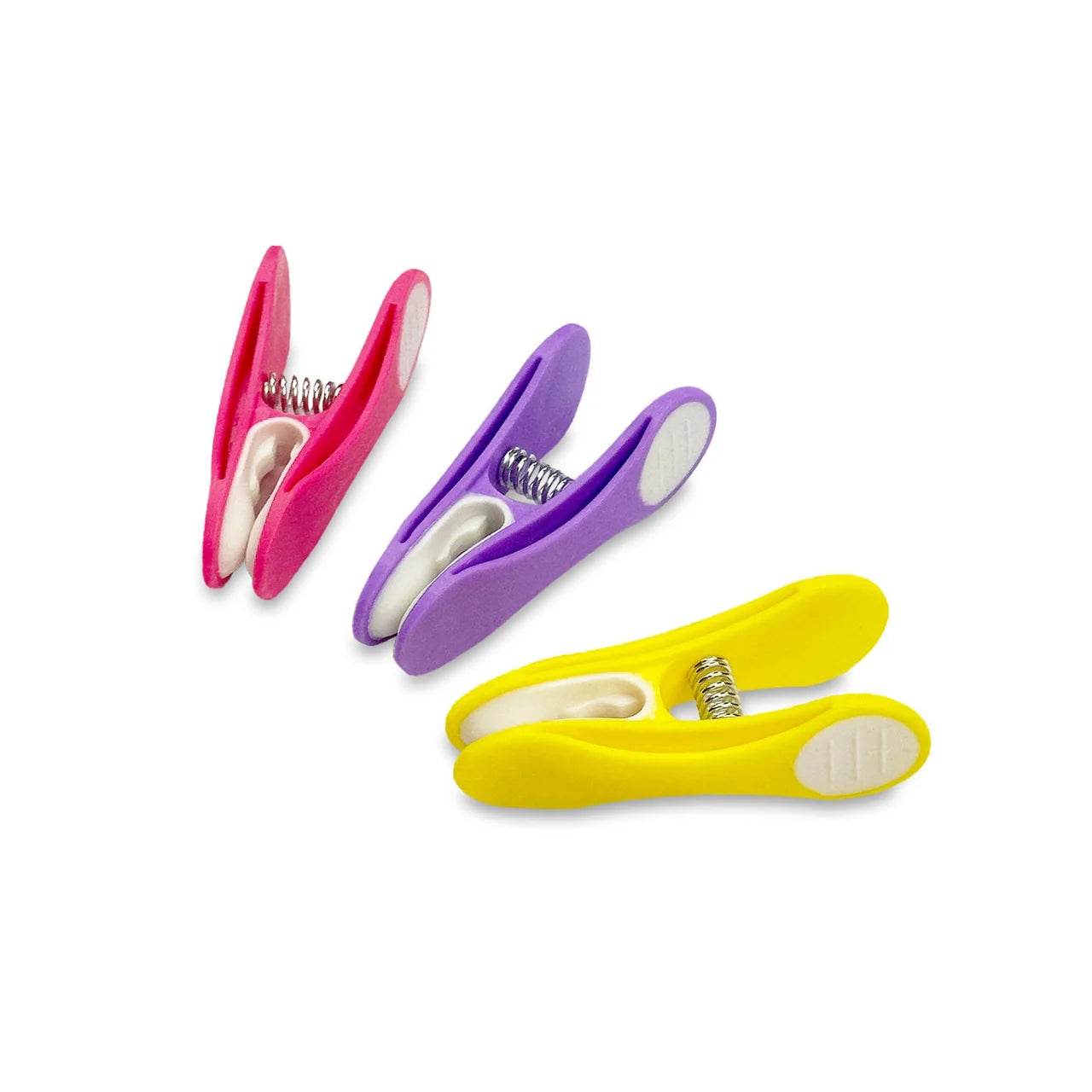 Addis Ultra Hold Tight Clothes Pegs with Soft Grip, Mixed Colours 18 per pack