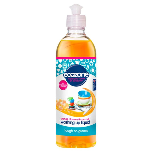 Ecozone Concentrated Washing Up Liquid Orange Blossom & Coconut 500ml