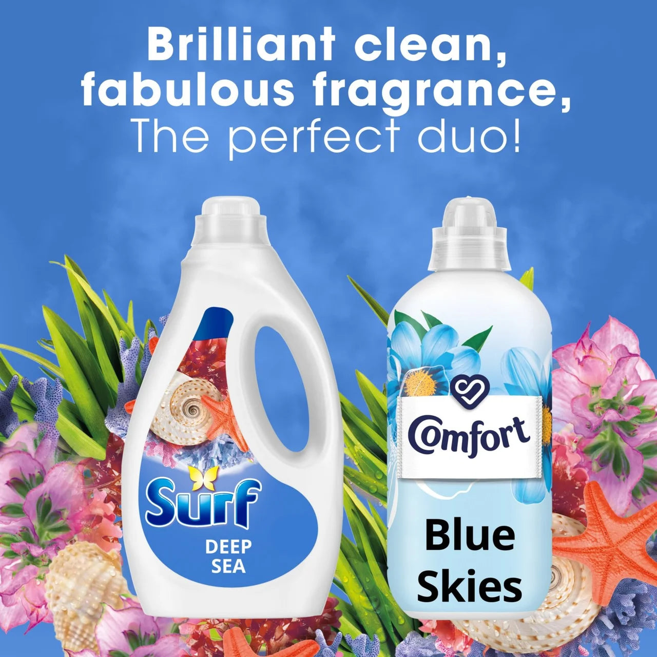 Surf Deep Sea Liquid Laundry Washing Detergent 60 Washes 1600ml
