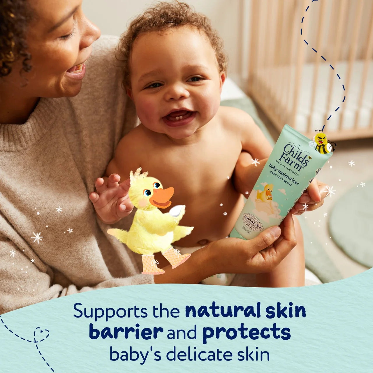 Childs Farm Baby Moisturiser, Baby Soft Scent 200ml