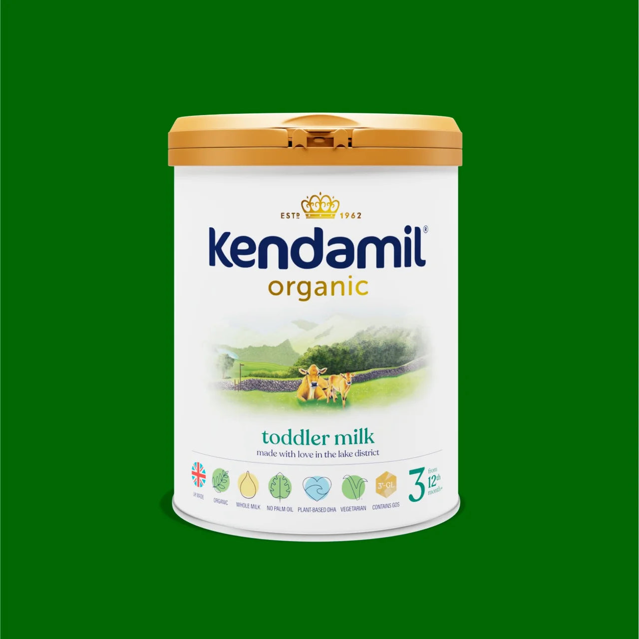 Kendamil Organic Toddler Milk Stage 3 (12-36 Months) 800g