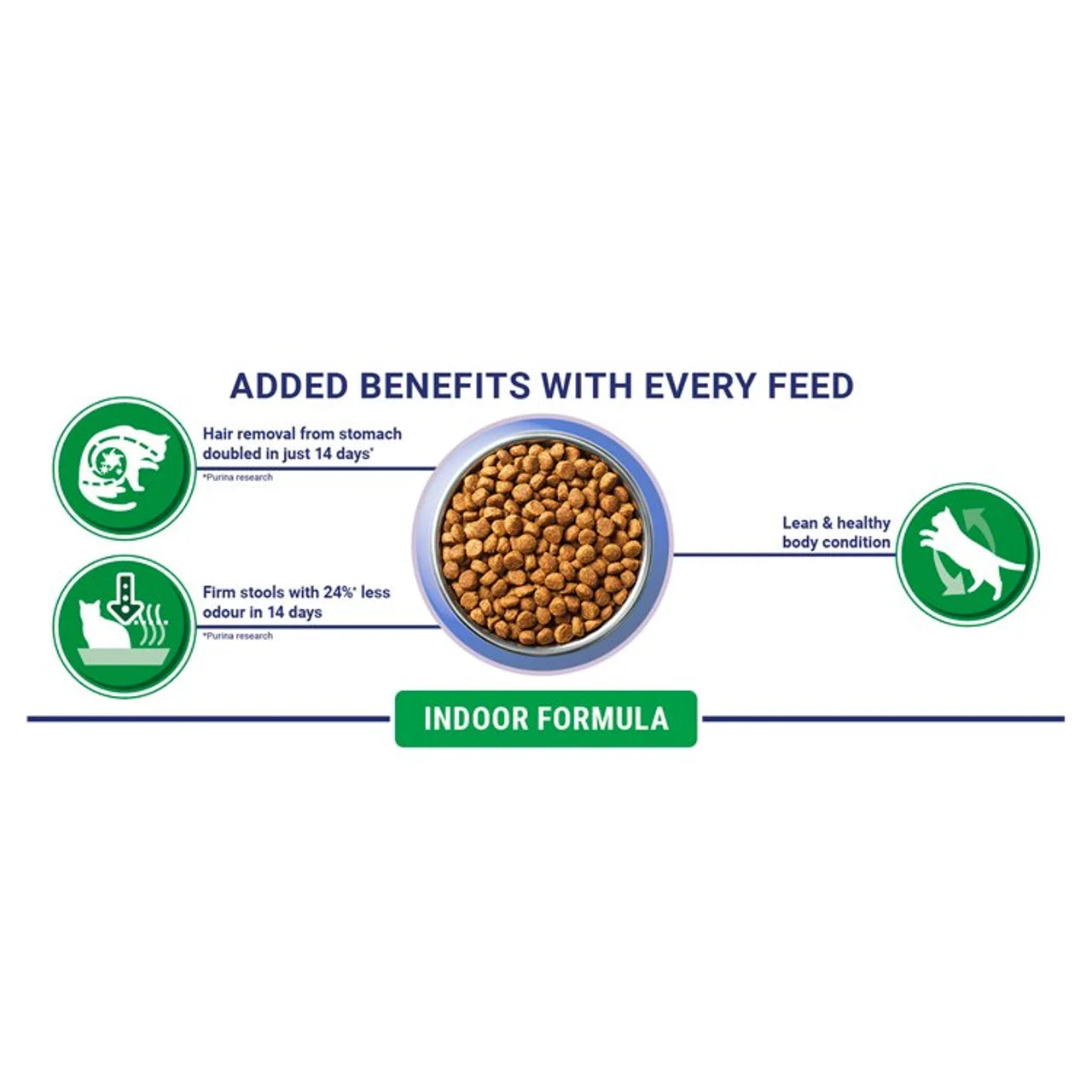 Purina One Indoor Turkey Dry Cat Food 750g