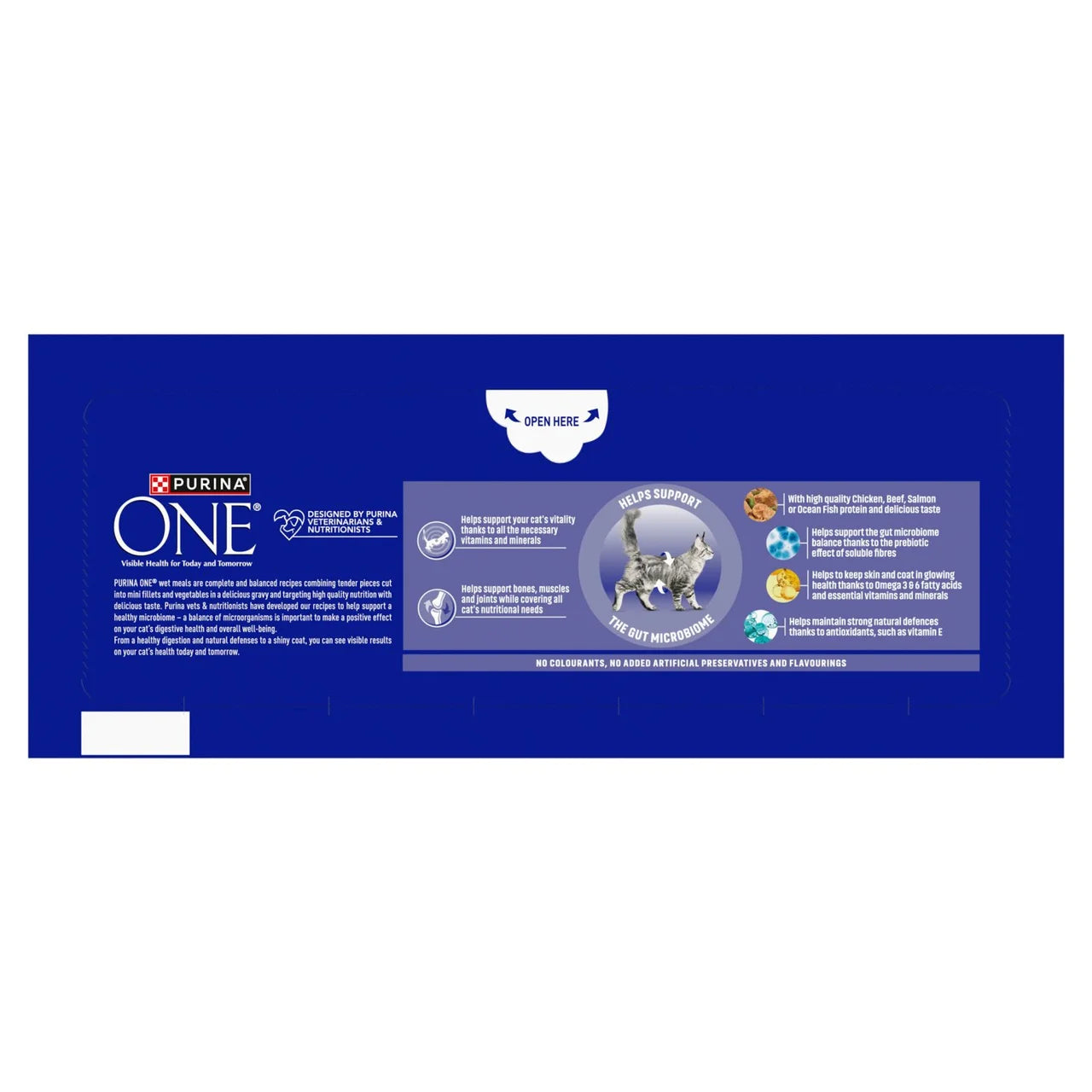 Purina One Senior 7+ Mini Fillets Mixed Selection Wet Cat Food 40x85g