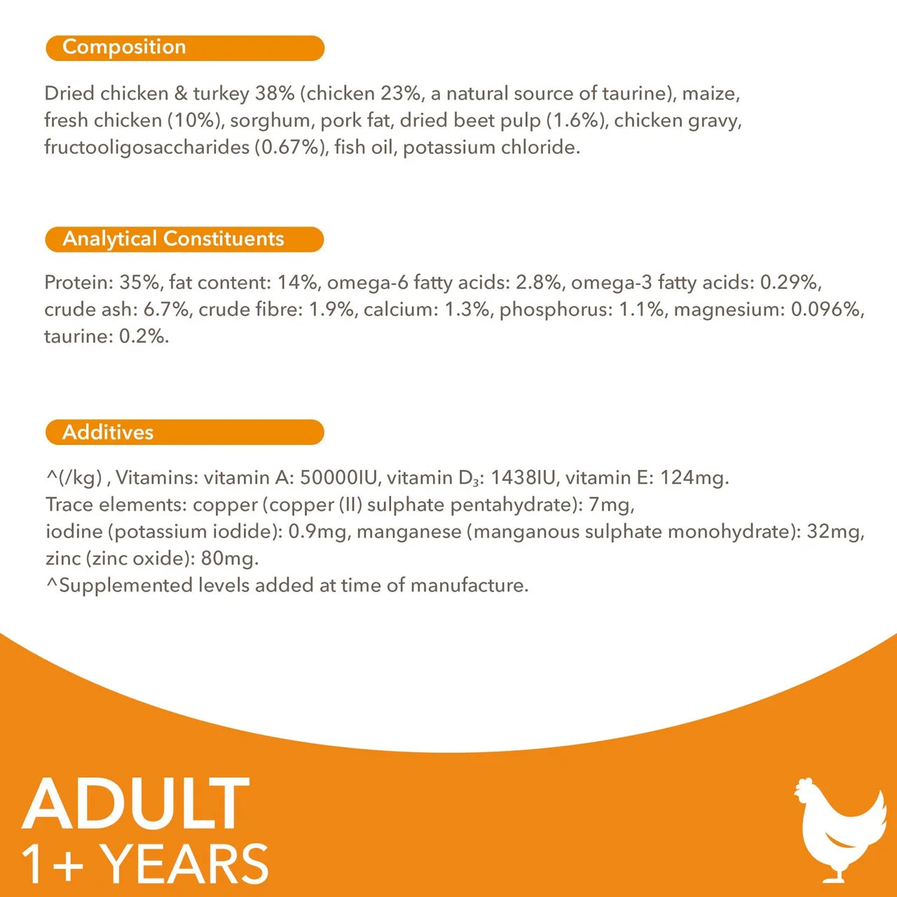 IAMS Advanced Nutrition Adult Cat Food With Fresh Chicken 800g