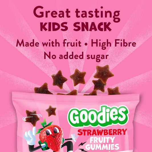 Goodies Strawberry Fruit Gummies Kids Snack 17g