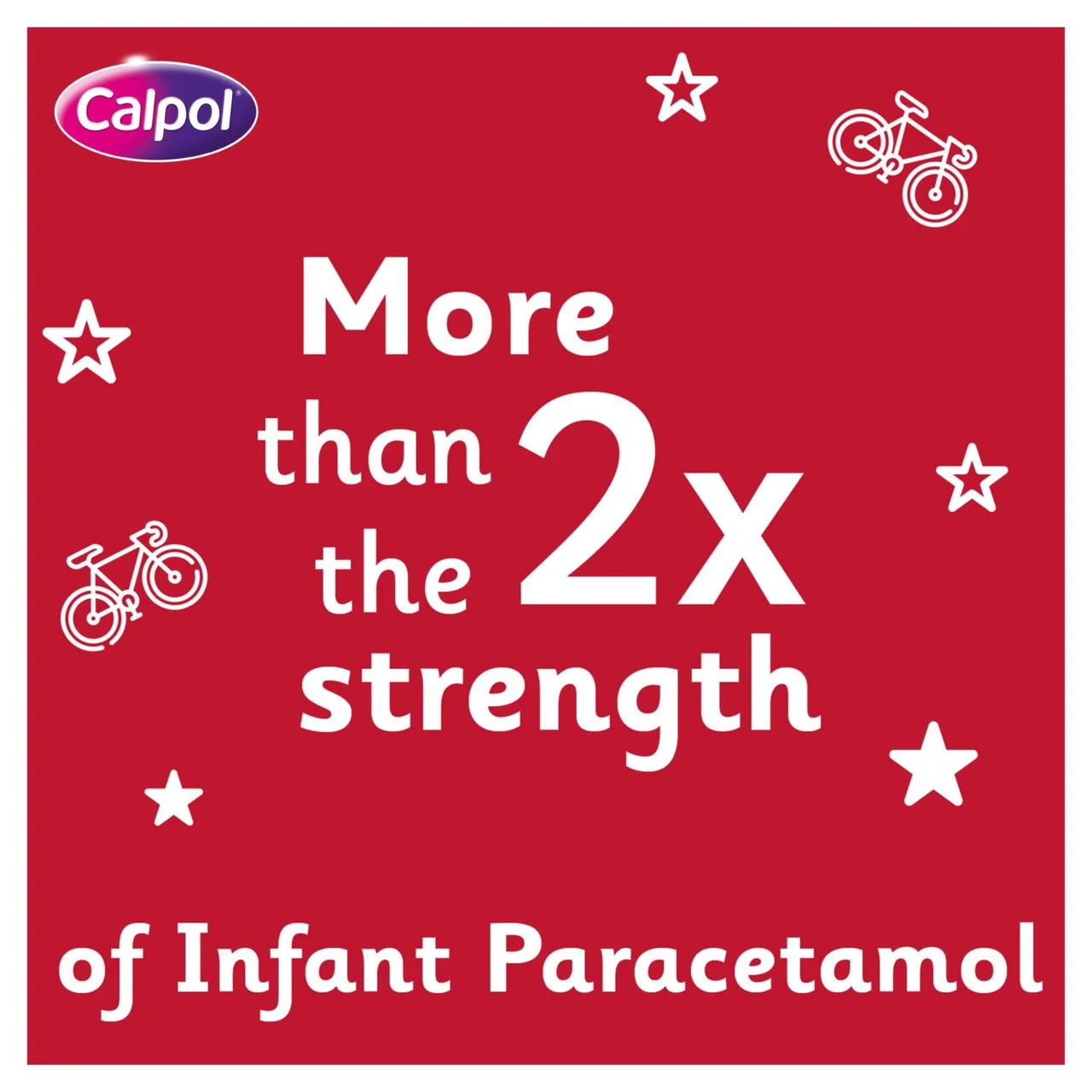 Calpol SixPlus Sugar Free Oral Suspension Strawberry 6+ Years 80ml