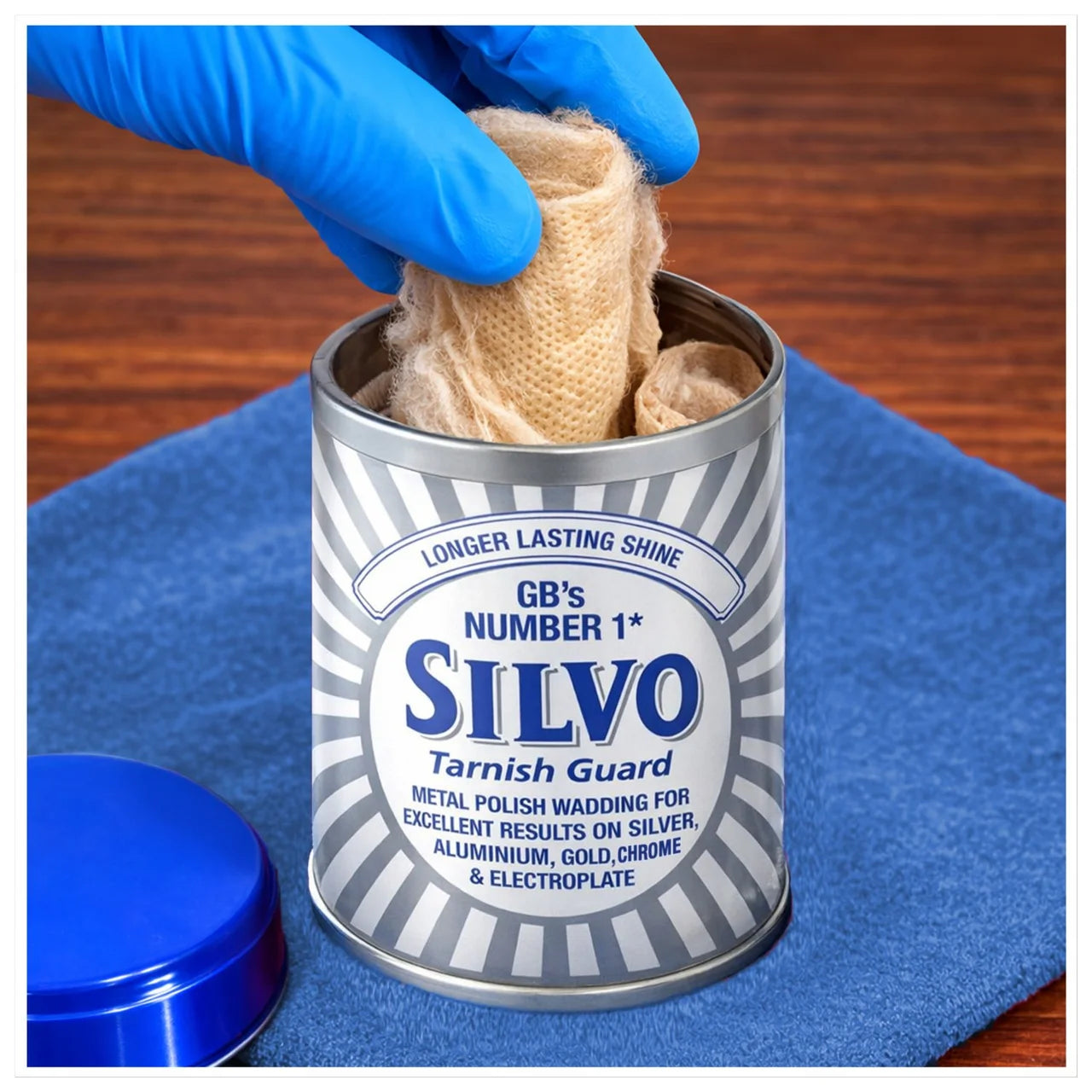 Silvo Metal Polish & Cleaner Wadding 150ml