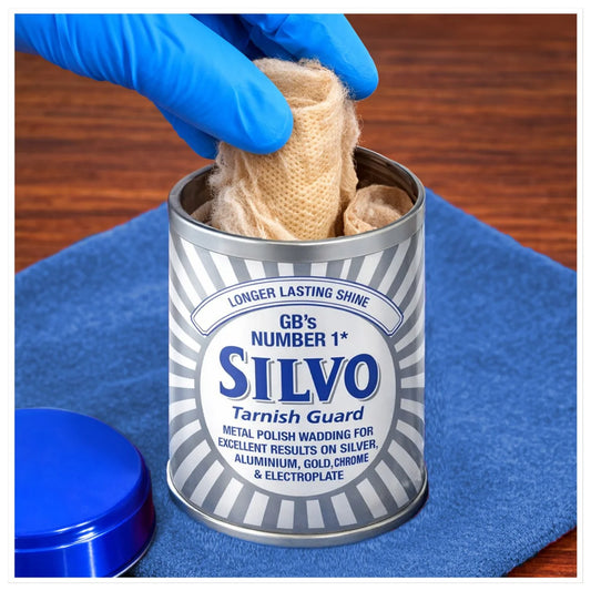 Silvo Metal Polish & Cleaner Wadding 150ml
