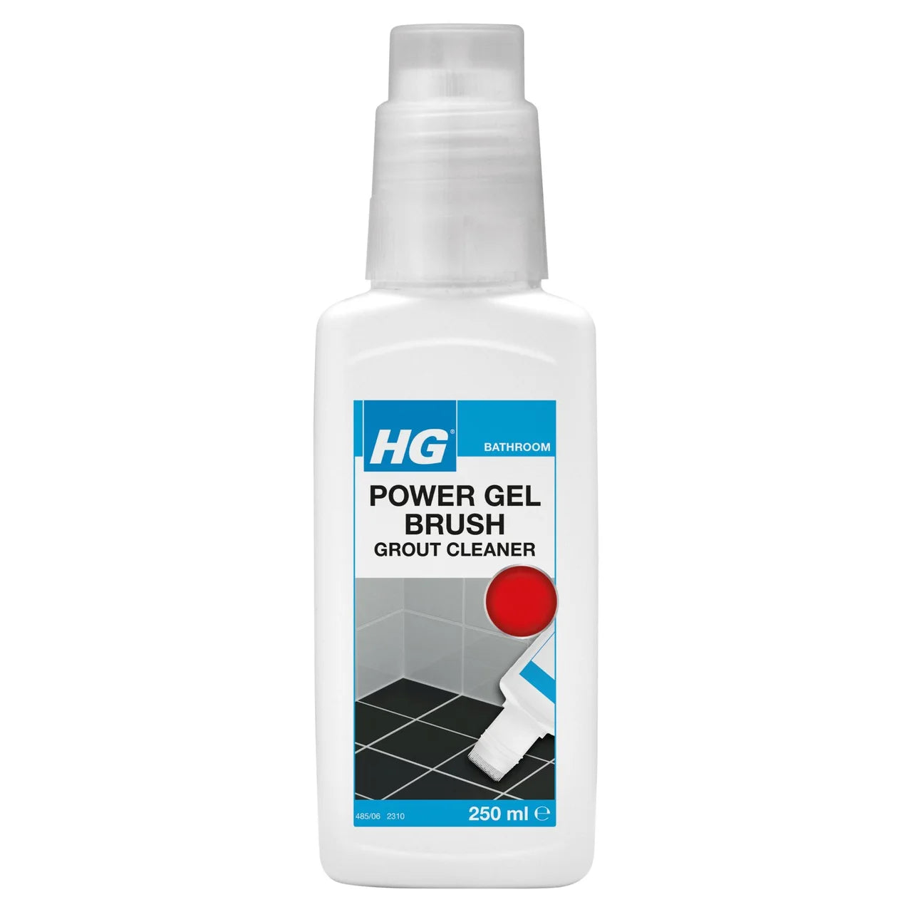 HG Power Gel Brush Grout Cleaner 250ml
