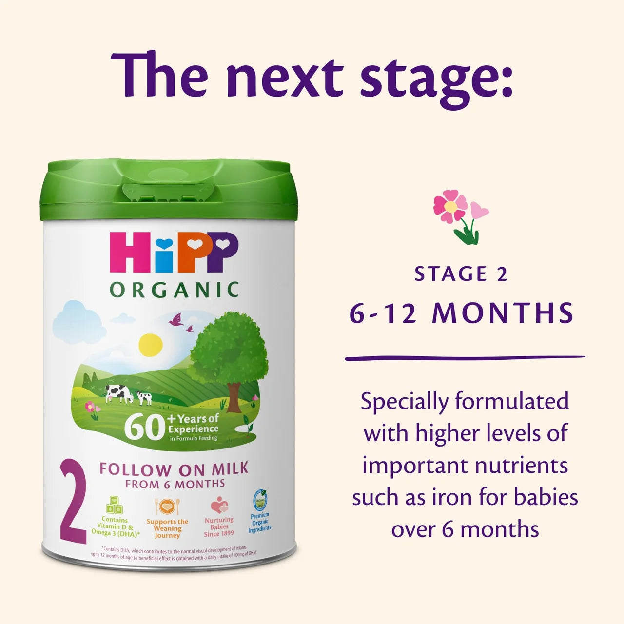 HiPP Organic 1 First Infant Baby Milk Powder Formula From Birth 800g