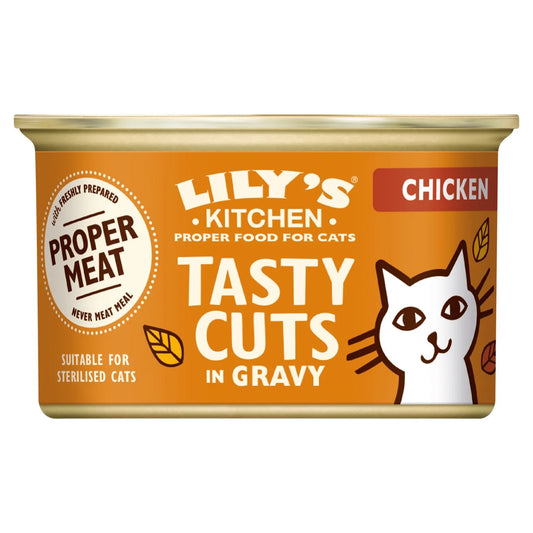Lily's Kitchen Tasty Cuts in Gravy - Chicken Wet Food for Cats 85g