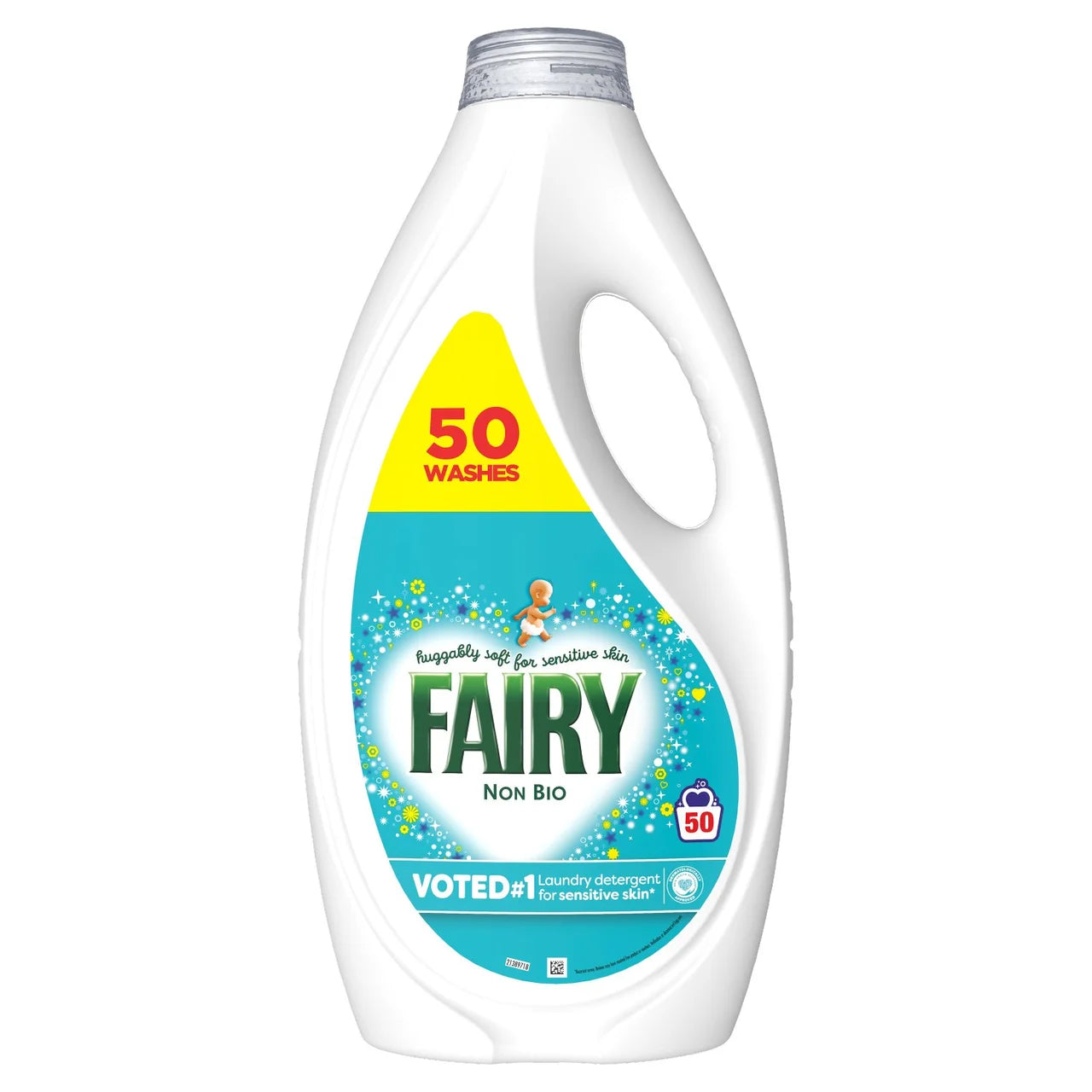 Fairy Non Bio Washing Liquid for Sensitive Skin 50 Washes 1.55L