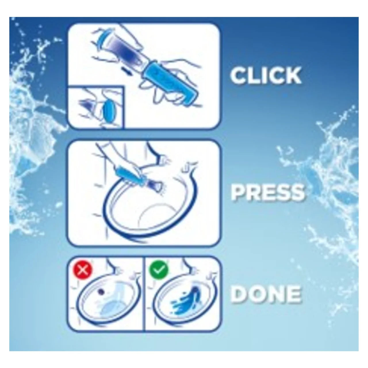 Duck Toilet Fresh Disc Duo Refills Blue 2 x 36m
