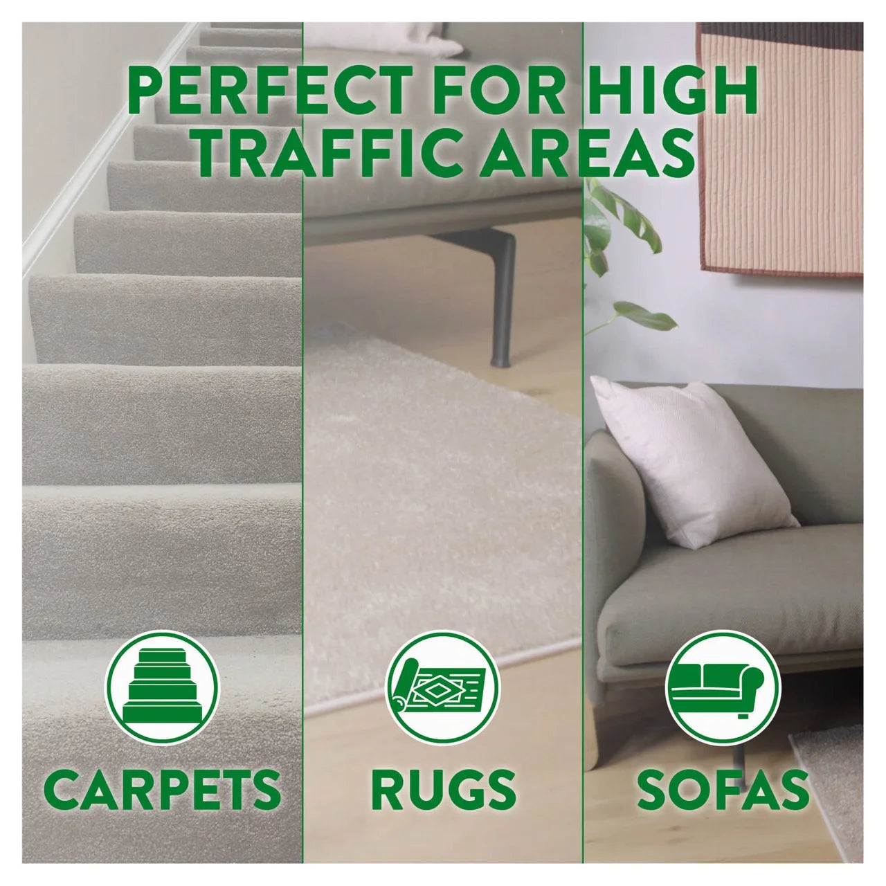 Zoflora Linen Fresh Carpet Fresh & Care Foam 600ml