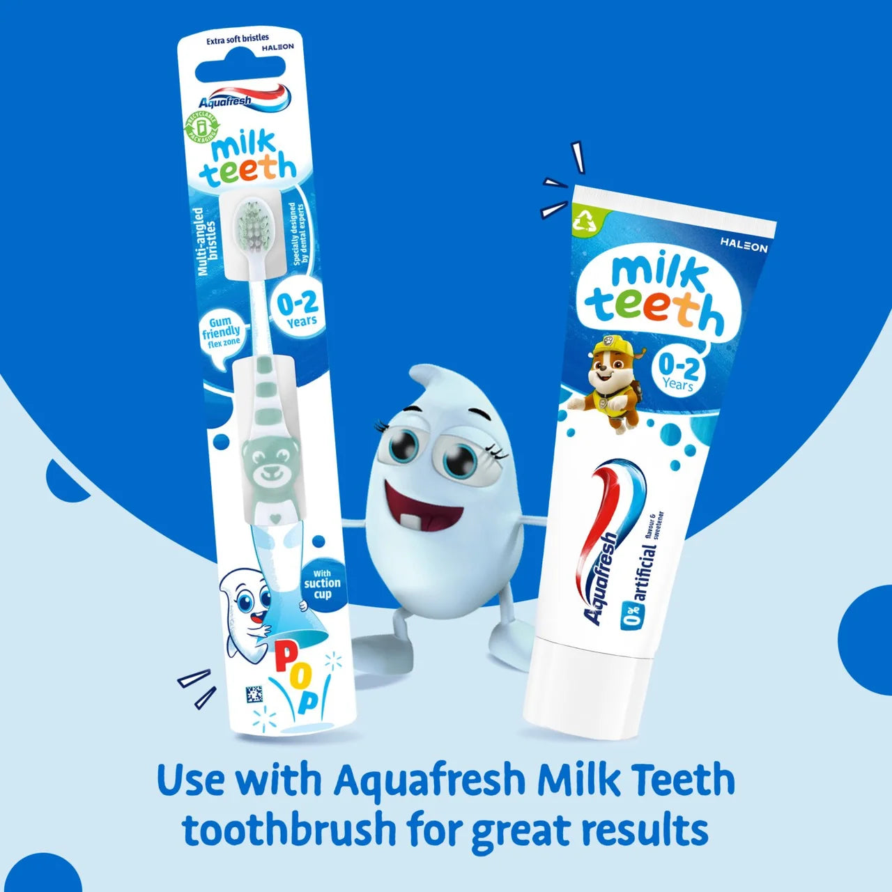 Aquafresh Kids Paw Patrol Milk Teeth Toothpaste 0-2 years 50ml
