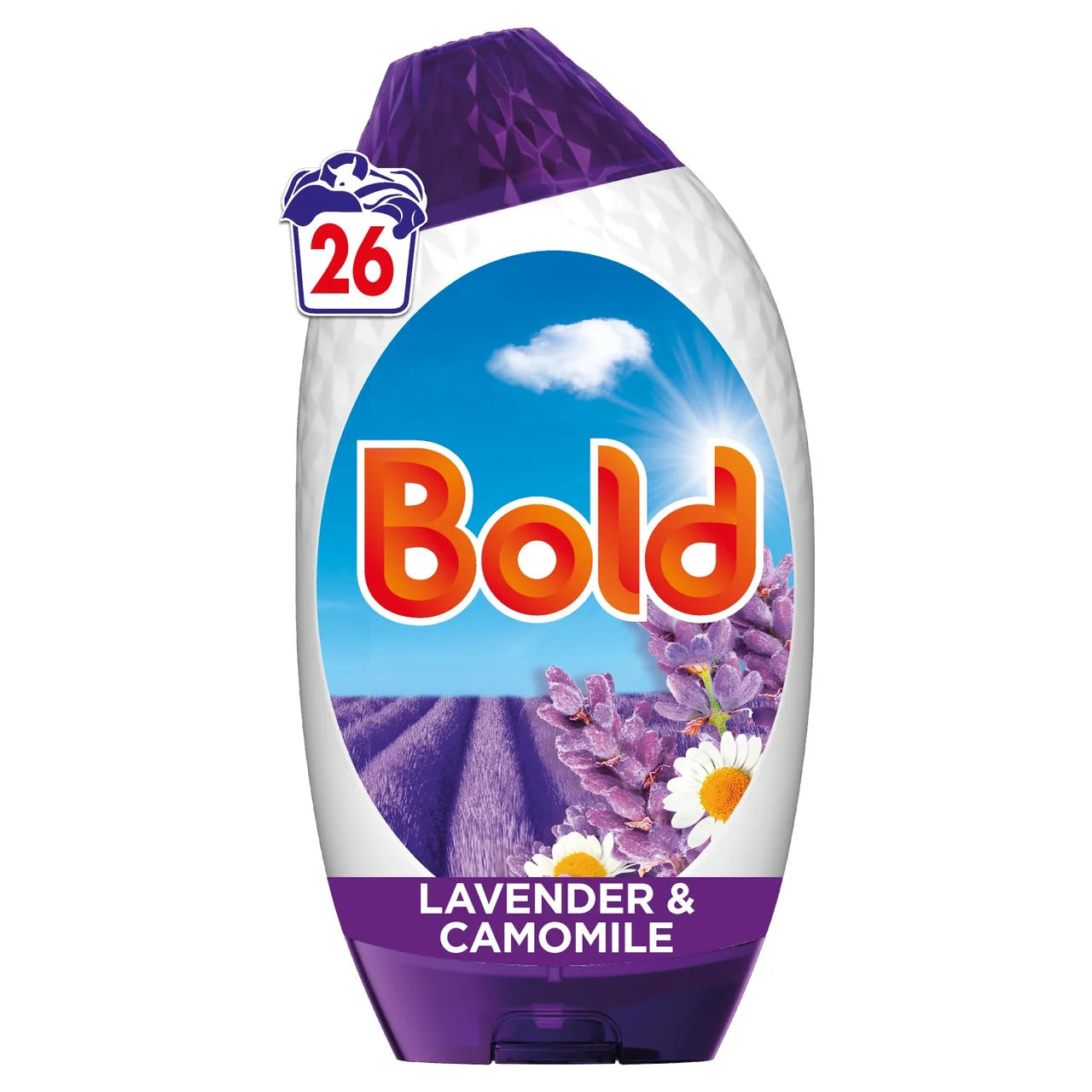 Bold 2in1 Washing Liquid Gel Lavender & Camomile 26 Washes 840ml