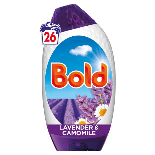 Bold 2in1 Washing Liquid Gel Lavender & Camomile 26 Washes 840ml