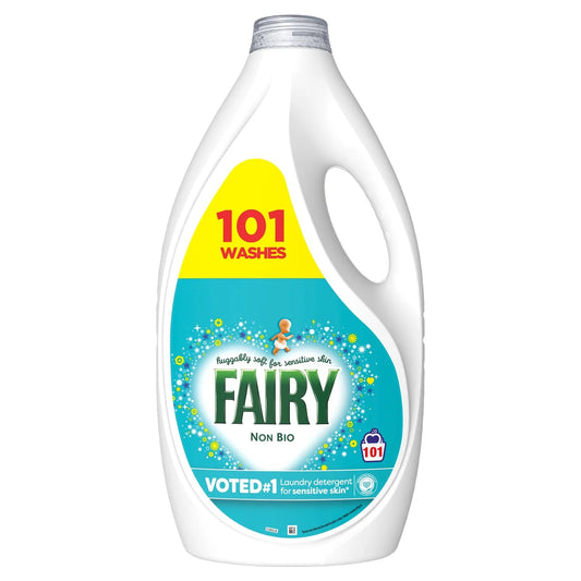 Fairy Non Bio Washing Liquid For Sensitive Skin 101 Washes 3131ml