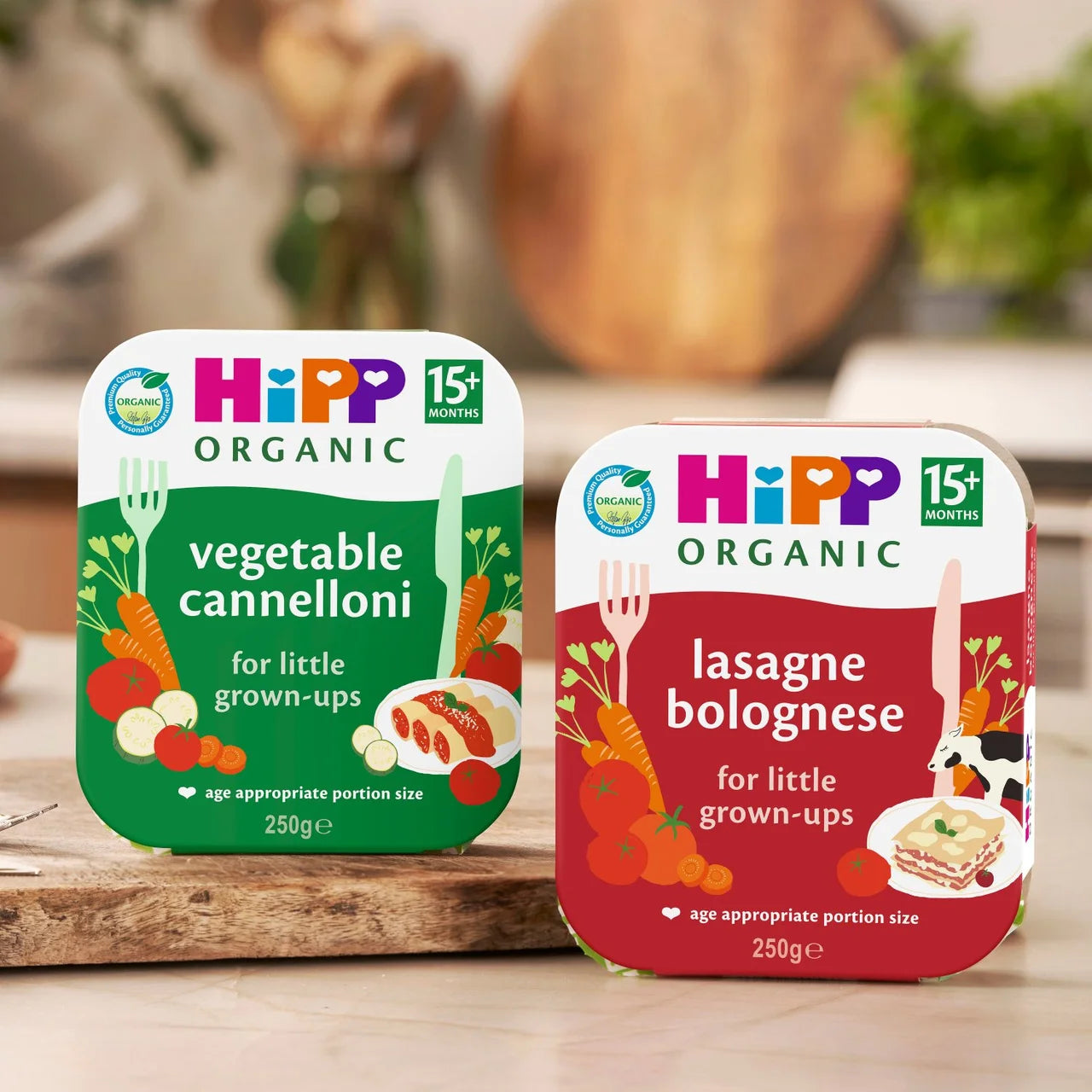 HiPP Organic Vegetable Cannelloni Toddler Tray Meal 15+ Months 250g