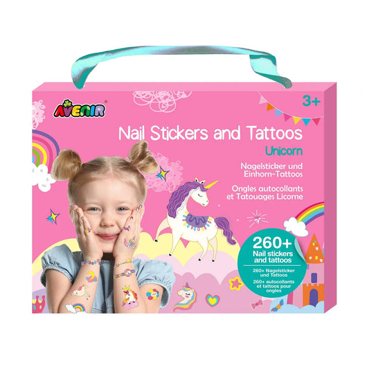 Avenir Unicorn Nail Stickers And Tattoos