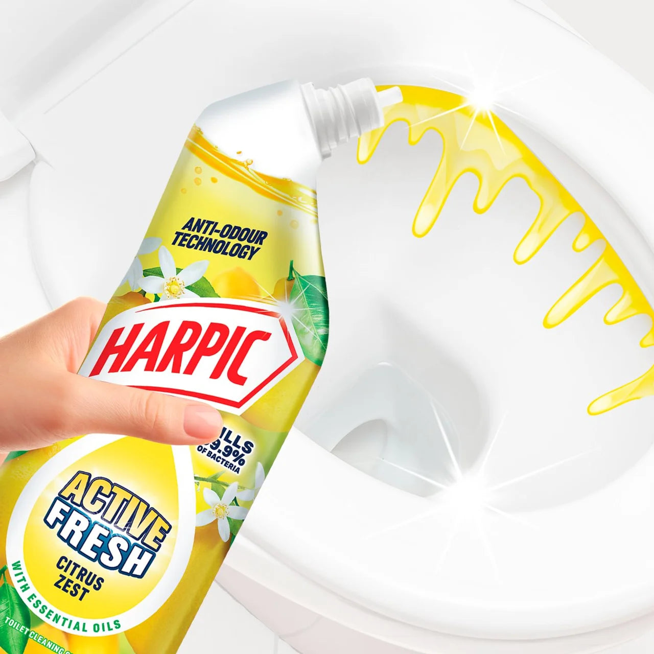 Harpic Active Fresh Citrus Toilet Cleaner Gel 750ml
