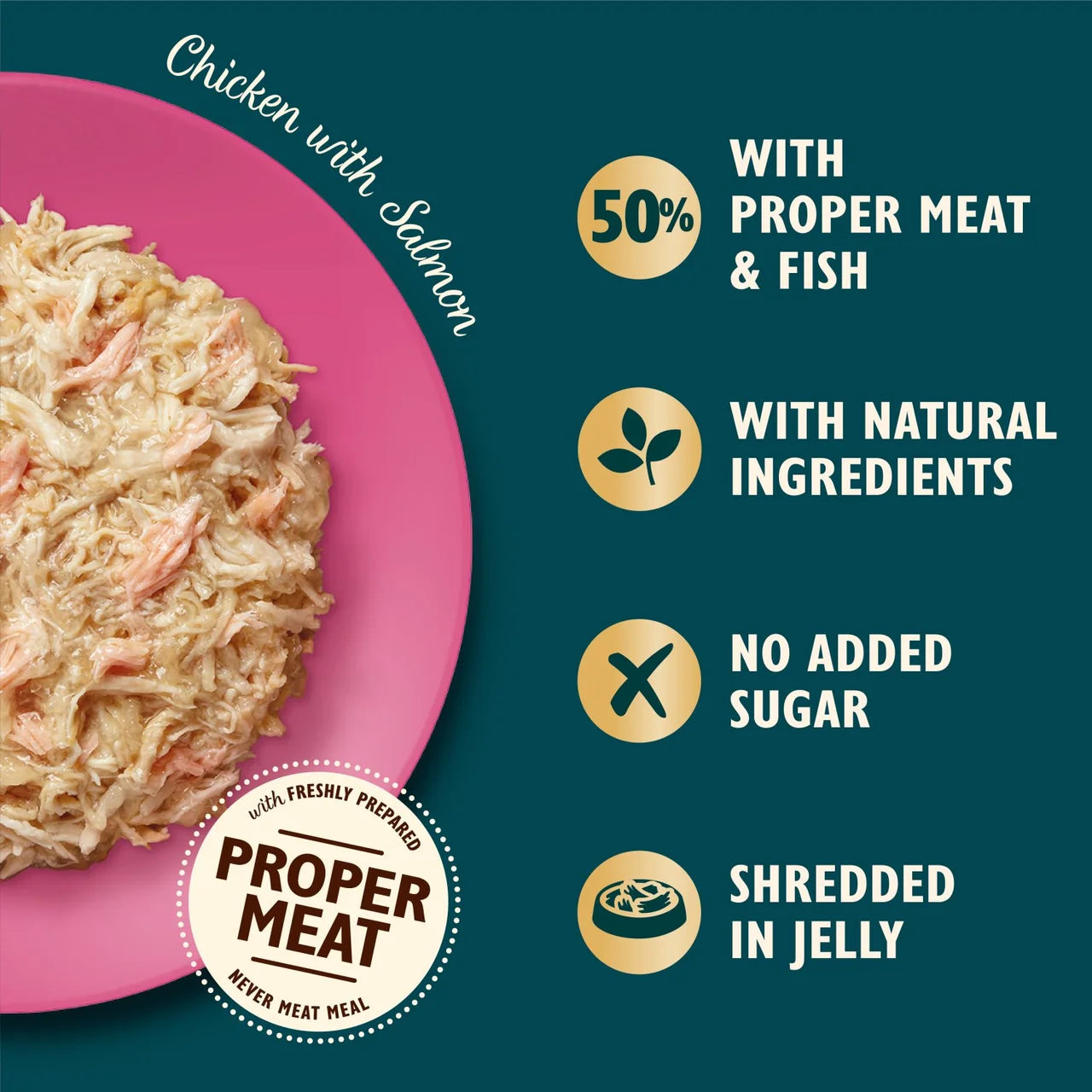 Lily's Kitchen Cat Shredded Fillets in Jelly Multipack 8 x 70g