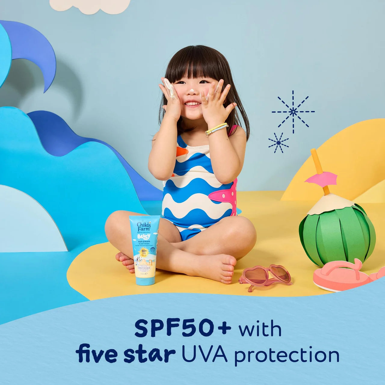 Childs Farm Bluey SPF50+ Sun Cream 100ml