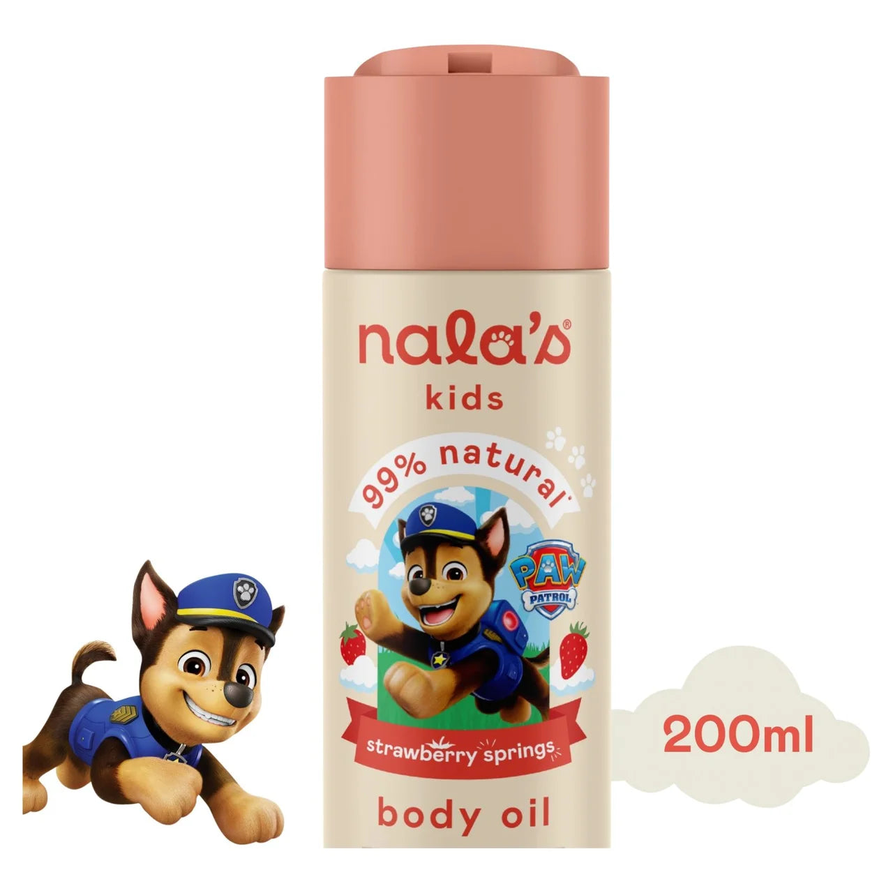 Nala's Kids PAW Patrol Body Oil Strawberry Springs 200ml
