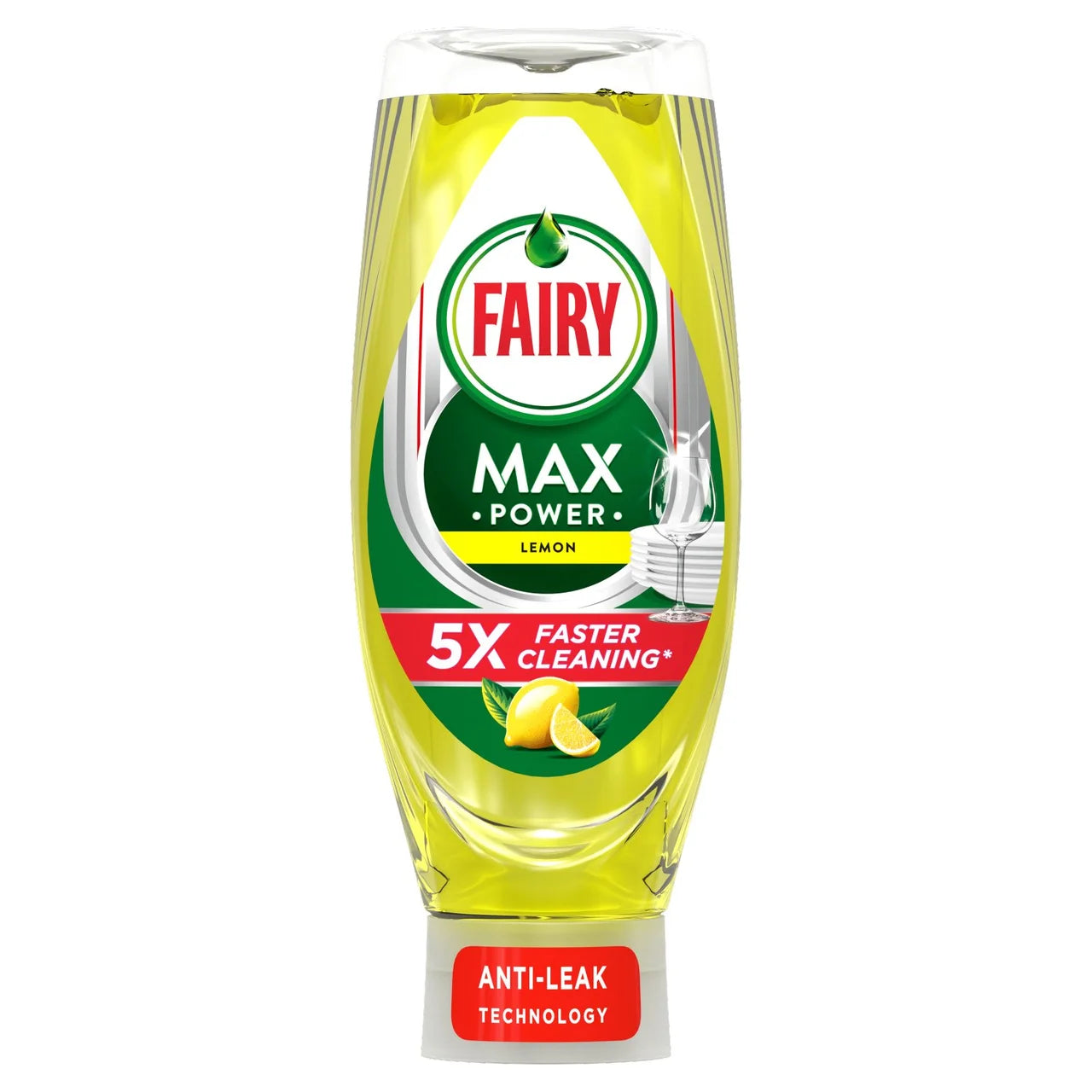 Fairy Max Power Washing Up Liquid Lemon 660ml