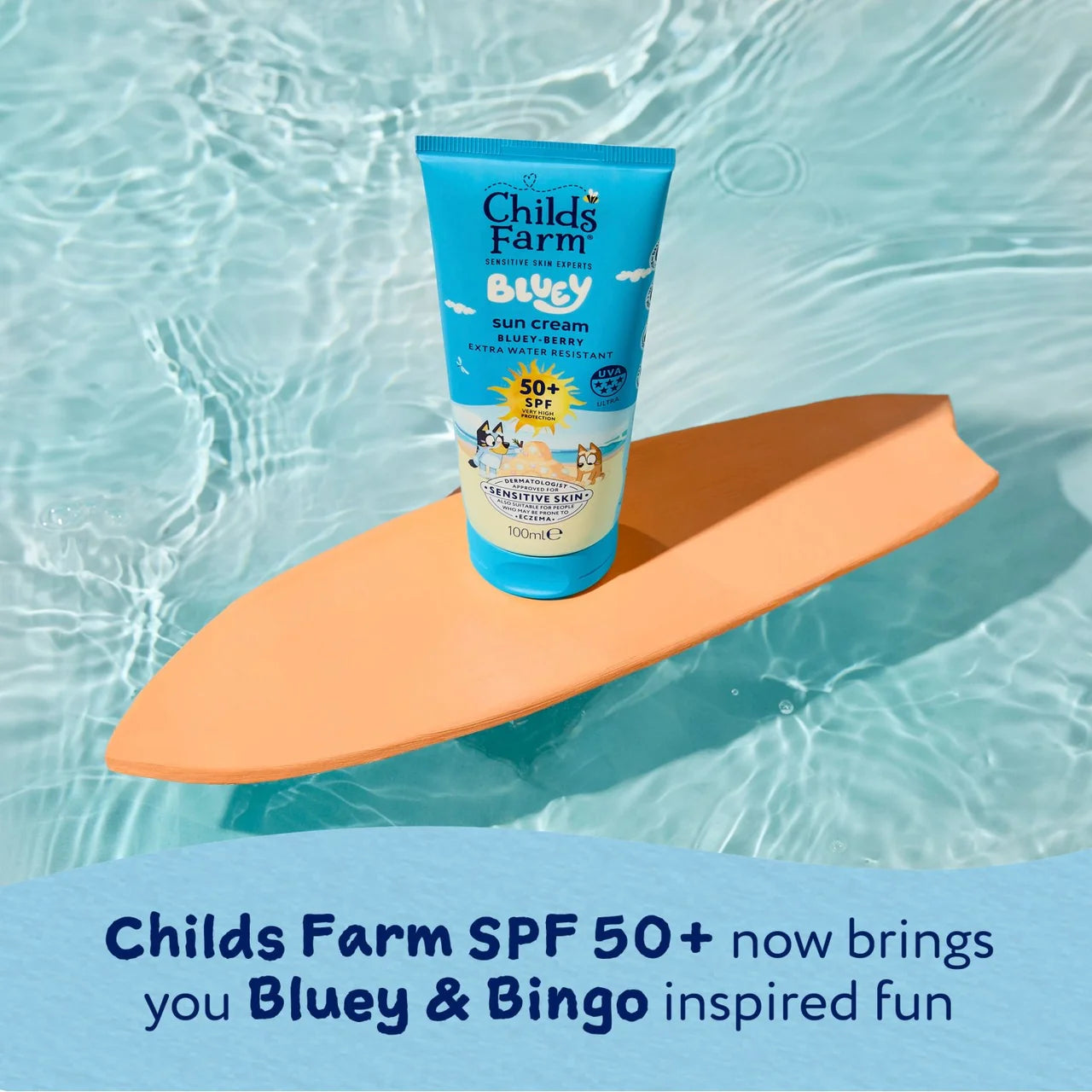 Childs Farm Bluey SPF50+ Sun Cream 100ml