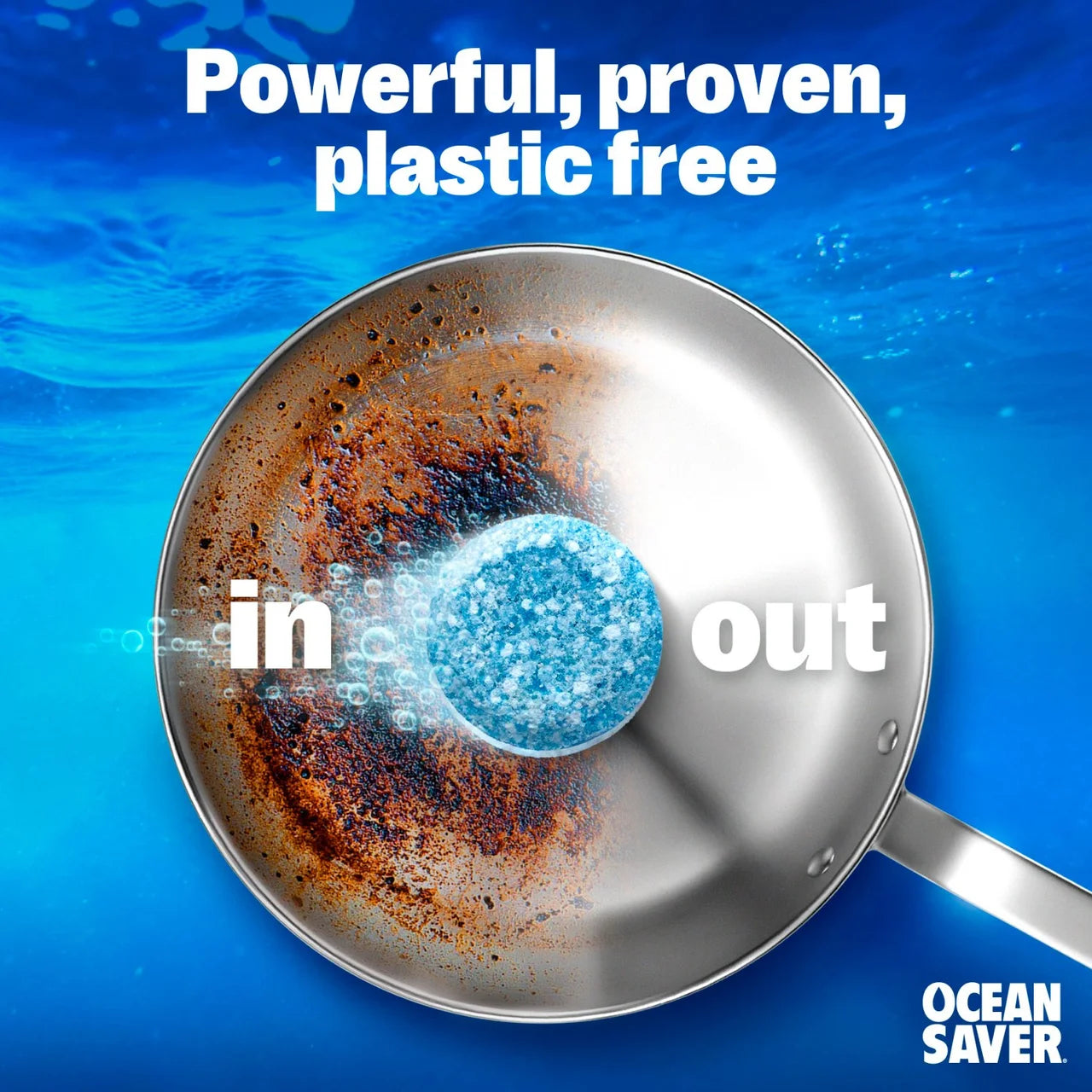 OceanSaver Plastic Free Eco Dishwasher Tablets 100 per pack