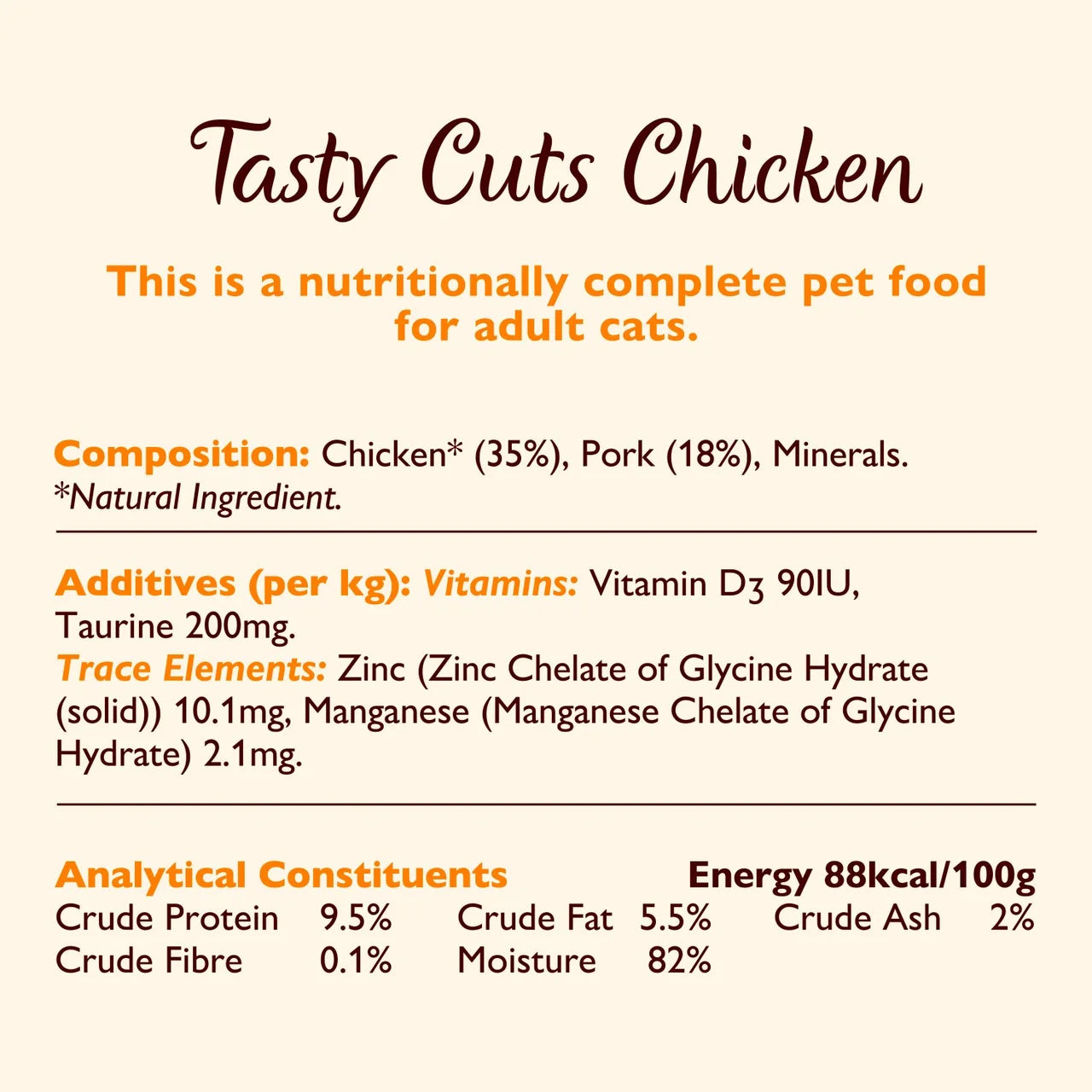 Lily's Kitchen Tasty Cuts in Gravy - Chicken Wet Food for Cats 85g