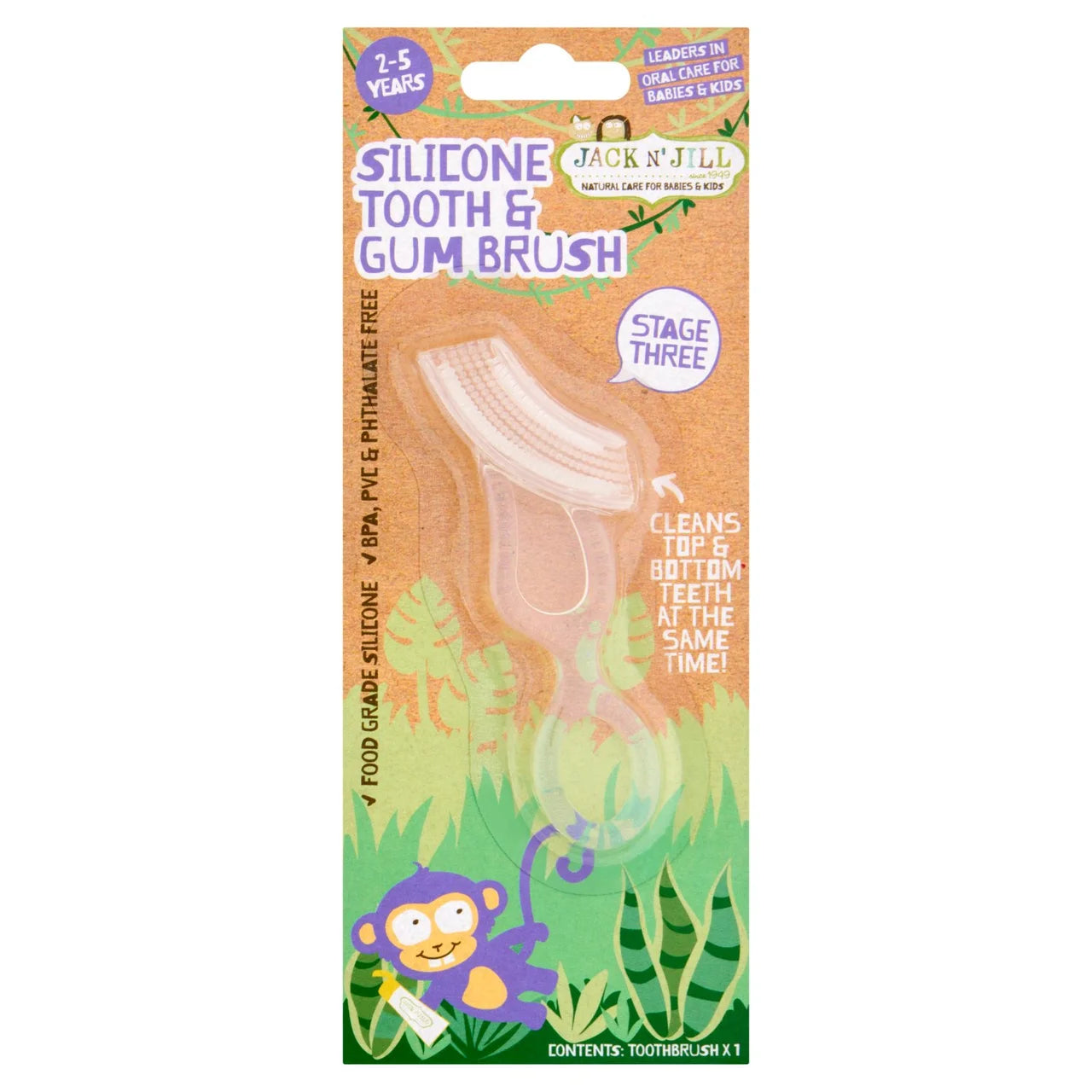 Jack N' Jill Silicone Tooth & Gum Brush