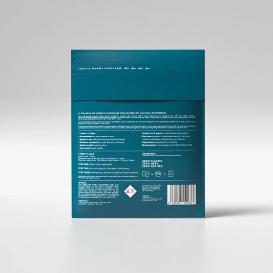 The Lab Co. Laundry Detergent Sheets Non Bio Fragrance Free 32 Loads