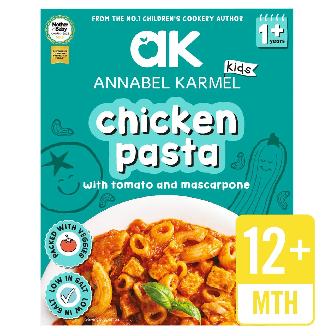 Annabel Karmel Frozen Chicken Pasta with tomato & mascarpone 200g