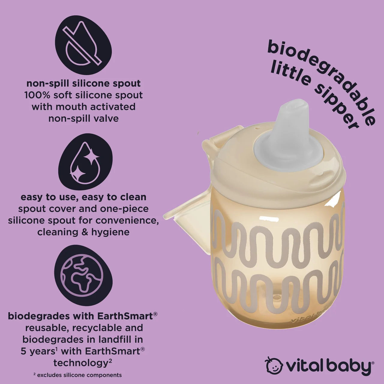 Vital Baby Hydrate Little Sipper - natural oat