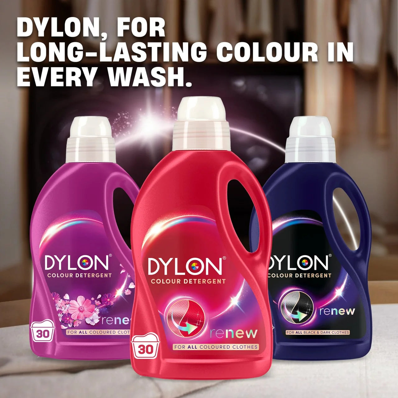 Dylon Renew Colour Liquid Laundry Detergent 30W 1.5L
