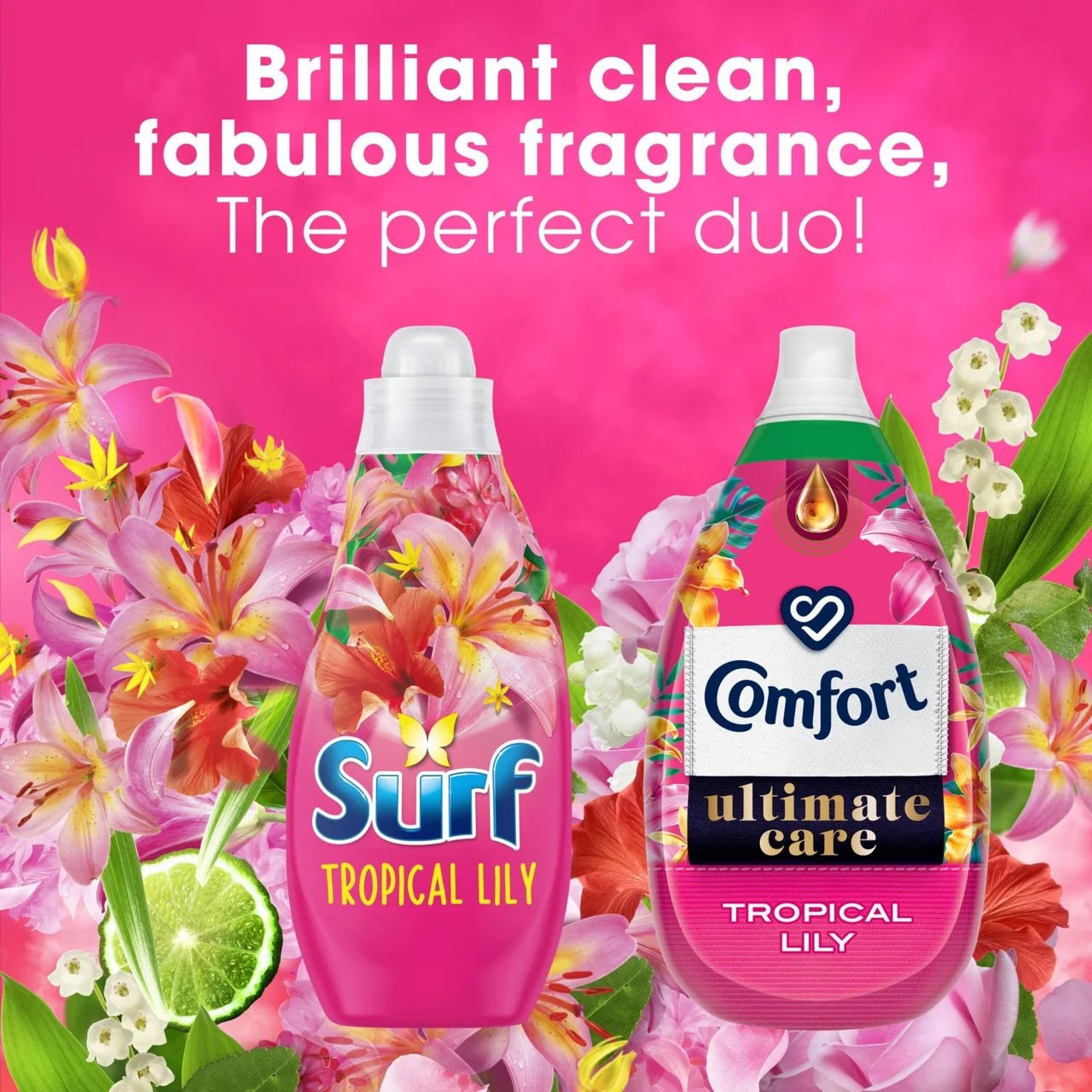 Surf Tropical Lily Liquid Laundry Washing Detergent 24 Washes 648ml