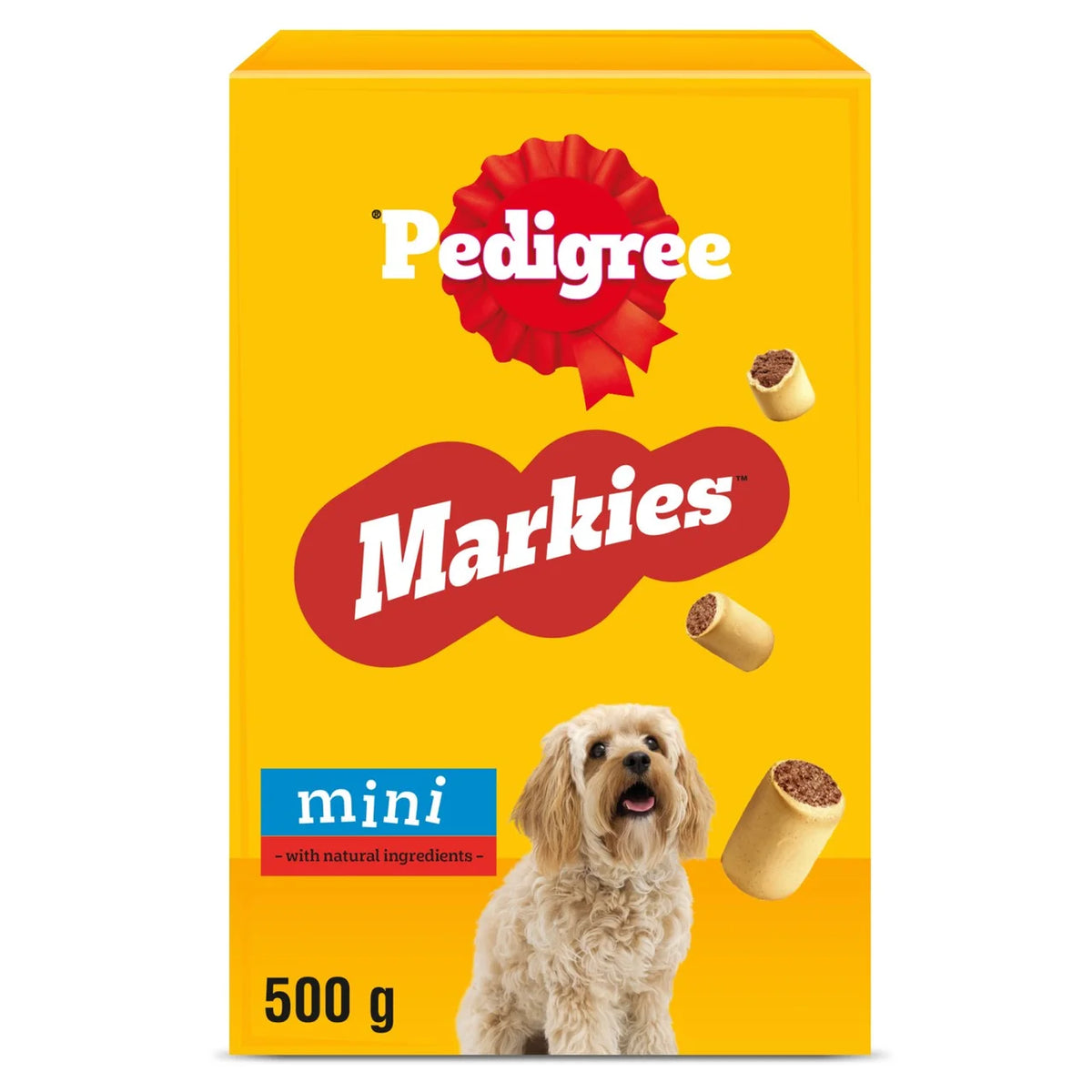 Pedigree Markies Mini Adult Dog Treats Marrowbone Biscuits 500g
