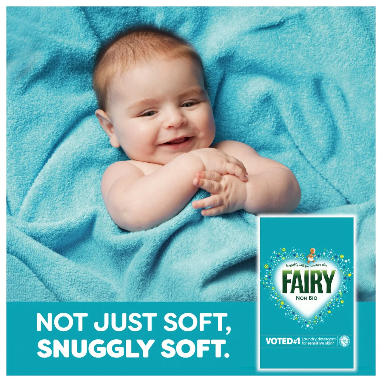 Fairy Non Bio Washing Powder for Sensitive Skin 65 Washes 3250g
