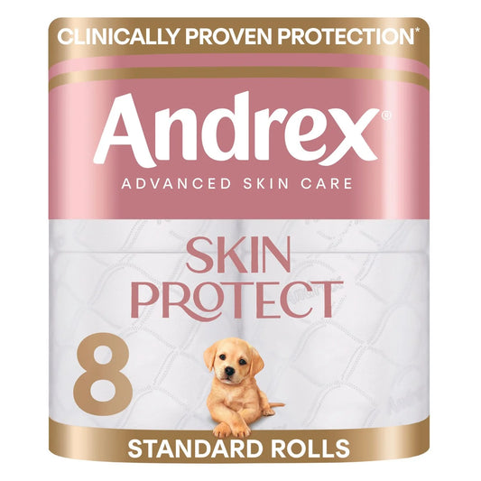 Andrex Skin Protect Toilet Roll 8 per pack