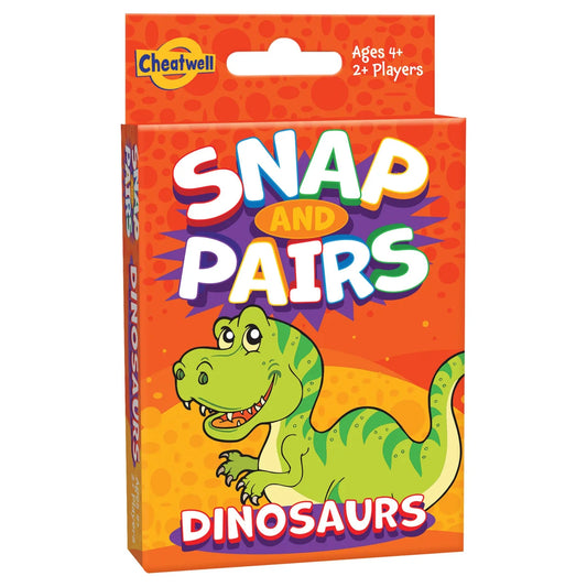 Dinosaur Snap & Pairs Card Game, 4yrs+